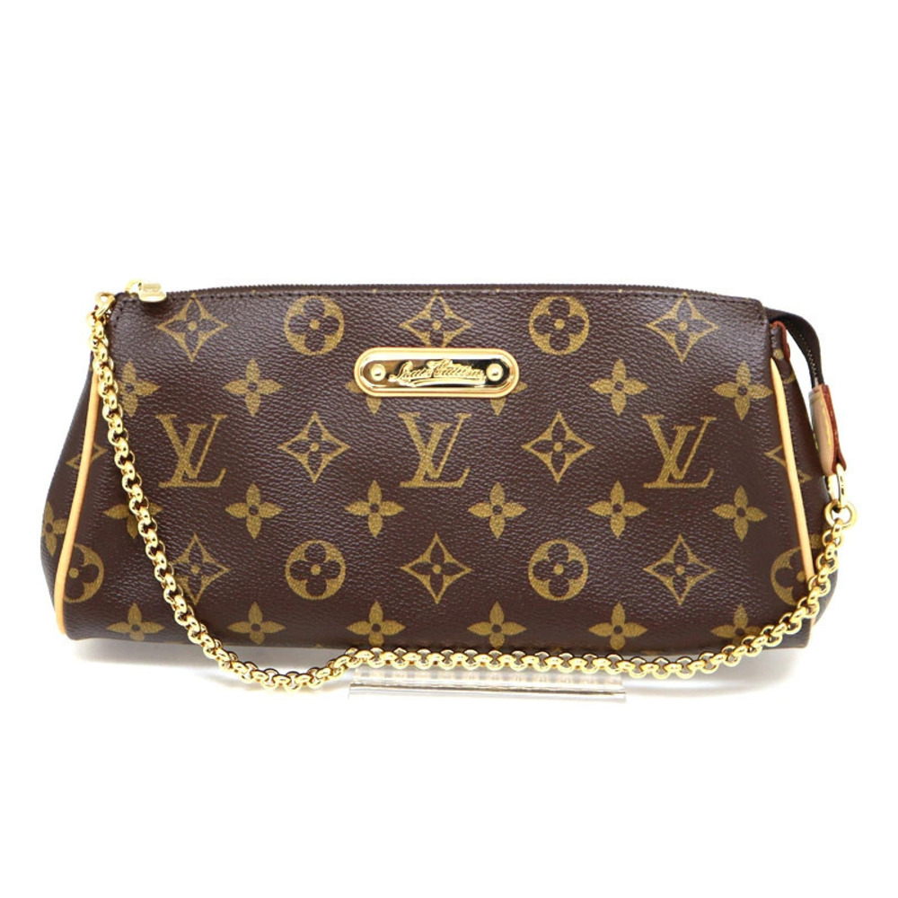 Louis Vuitton Canvas Eva Monogram Brown Bag Shoulder Handbag LV